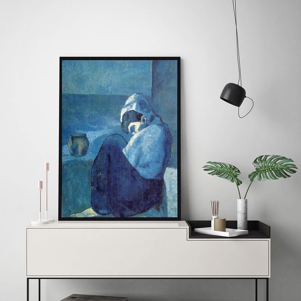 ★☆ピカソ ヘアーネットをつけた女 アートテリー シャーリングプリント★☆ Amazon.co.jp: ピカソ曲線ポスター「ベレー帽とチェックのドレス